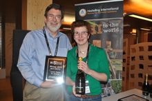 Winner Of Best Hostel Country, CEO Of HI-USA (Russ Hedge) And Blogger Liesbet Maroye