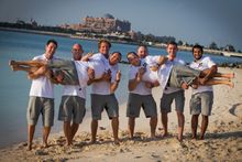 Abu Dhabi Ocean Racing gets a lift with new crewmen Harmer (left) and McLean (right)