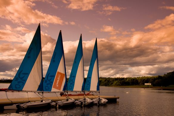 Yachts In Strathclyde Park