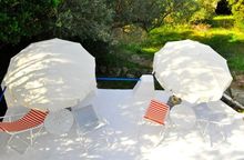 Greece umbrellas