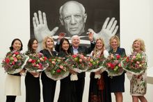 The Viking team at the Picasso exhibition at Basel’s Foundation Beyeler Museum
