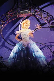 Lucy Durack as Glinda The Good in Wicked. Must credit Wicked/Jeff Busby