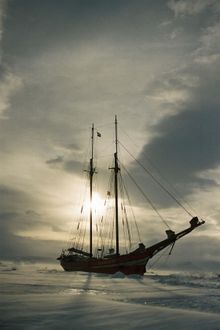 Basecamp's Ship In The Ice