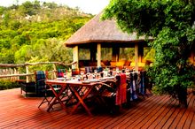 Dining on the deck