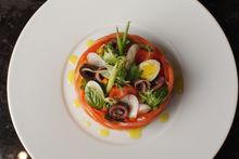 Spring vegetable salad, Nice style