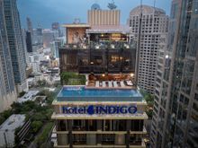 Hotel indigo Bangkok Wireless Road_Drone view