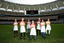 MasterChef Australia contestants at Optus Stadium