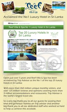 No 1 Luxury Hotel in Sri Lanka