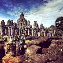 The temples at Angkor Wat, accessible from Siem Reap