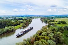 The A on the Rhine River