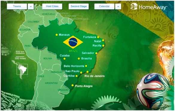 World Cup Map 