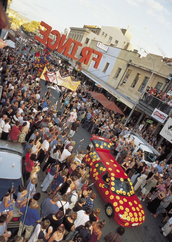 Crowd Scene At Adelaide Fringe Festival, South Australia