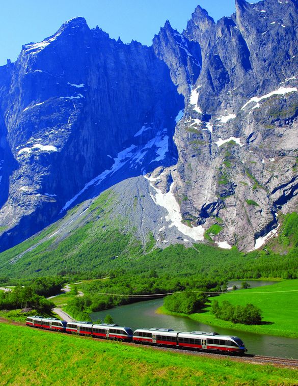 Riding The Rauma Railway In Norway