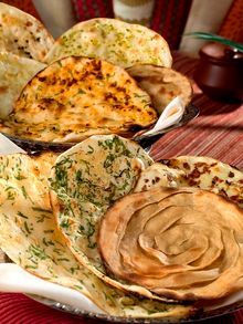 Tandoor-baked naan is served piping hot at the Golden Peacock. The signature Indian restaurant at The Venetian Macao has been se