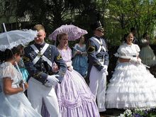 Azalea Belles and Citadel Cadets