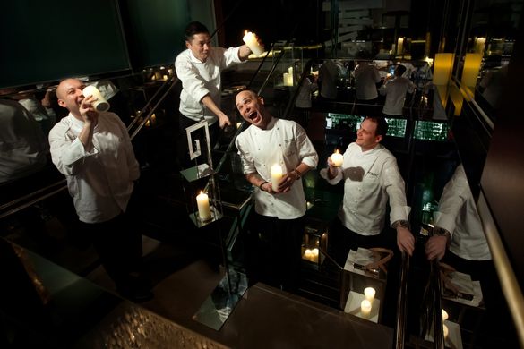  Culinary Team of The Mira Hong Kong setting up the ambient candle lights at WHISK with sustainable joy