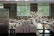 LED chandeliers and abundance of natural light save energy at WHISK daily