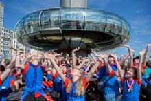 More than 250 girl guides from over 10 countries will visit British Airways i360 this week