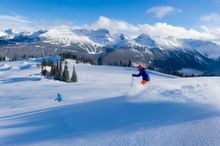 January Powder Skiing Whistler 