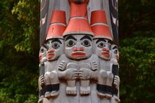 The Legacy Pole in Haida Gwaii.