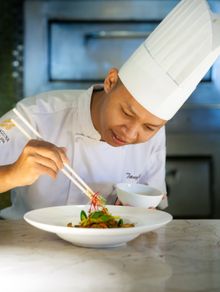 Muchamad Taufik, sous chef at The Laguna, a Luxury Collection Resort & Spa, Nusa Dua, Bali