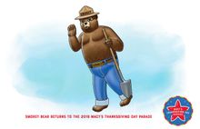 Smokey Bear Returns To the 2019 Macy's Thanksgiving Day Parade