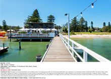 Summer in Sydney, Jetty leading to The Boathouse Palm Beach