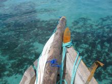 Setting sail in Mozambique, near Vilanculos