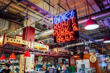 DiNic’s Pork & Beef at the Reading Terminal Market. Image courtesy of K. Huff
