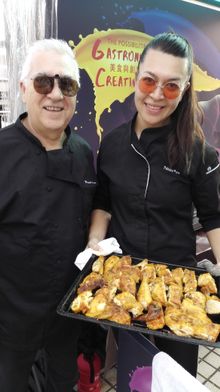 Manel and daughter Palmira Pena from O Manel restaurant in Macao