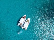 Holidaymakers enjoying some much-needed late summer isolation-by-boat. Image courtesy of Click&Boat
