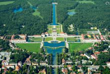 Aerial View of Nymphenburg Palace