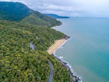 The Great Barrier Reef Drive hugs the coast between two World Heritage areas.