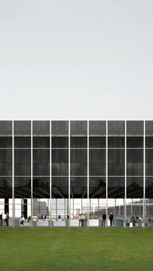 Draft Bauhaus Museum Dessau, detail