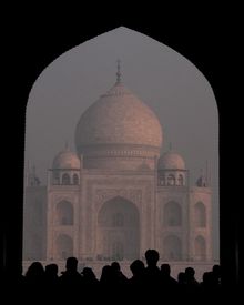 INDIA: Taj Mahal at sunrise
