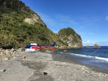 NEW ZEALAND: West coast landing on the heli excursion
