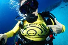 Mike Ball Dive Expeditions Master Reef Guide Kiarna Salterelli.