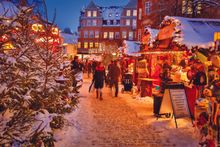 Christmas market in Aalborg
