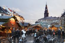 Christmas market at Højbro Plads