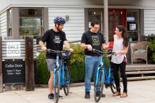 Dal Zotto Wines E bikes pedal to picnic