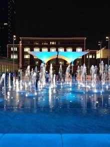 Sundance Square Plaza in Downtown Fort Worth