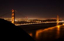 Golden Gate Bridge at Night