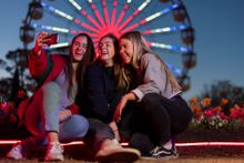 Teenagers at Floriade NightFest