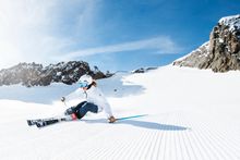 Skiing at the Stubai Glacier