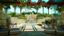 The Ritz-Carlton, Rancho Mirage Spa exterior waterfall