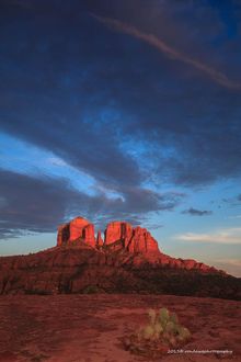 Sunset on Cathedral Rock 