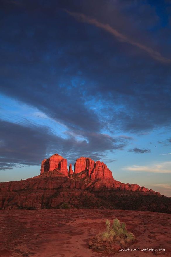 Sunset on Cathedral Rock 