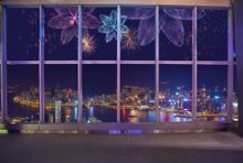 於天际100欣赏「爱在天际」光影汇演