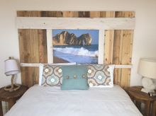 Refurbished bedroom at West Lulworth House in Dorset