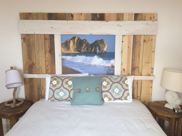 Refurbished bedroom at West Lulworth House in Dorset